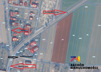 Działka z warunkami zabudowy, 12 km od Świebodzina